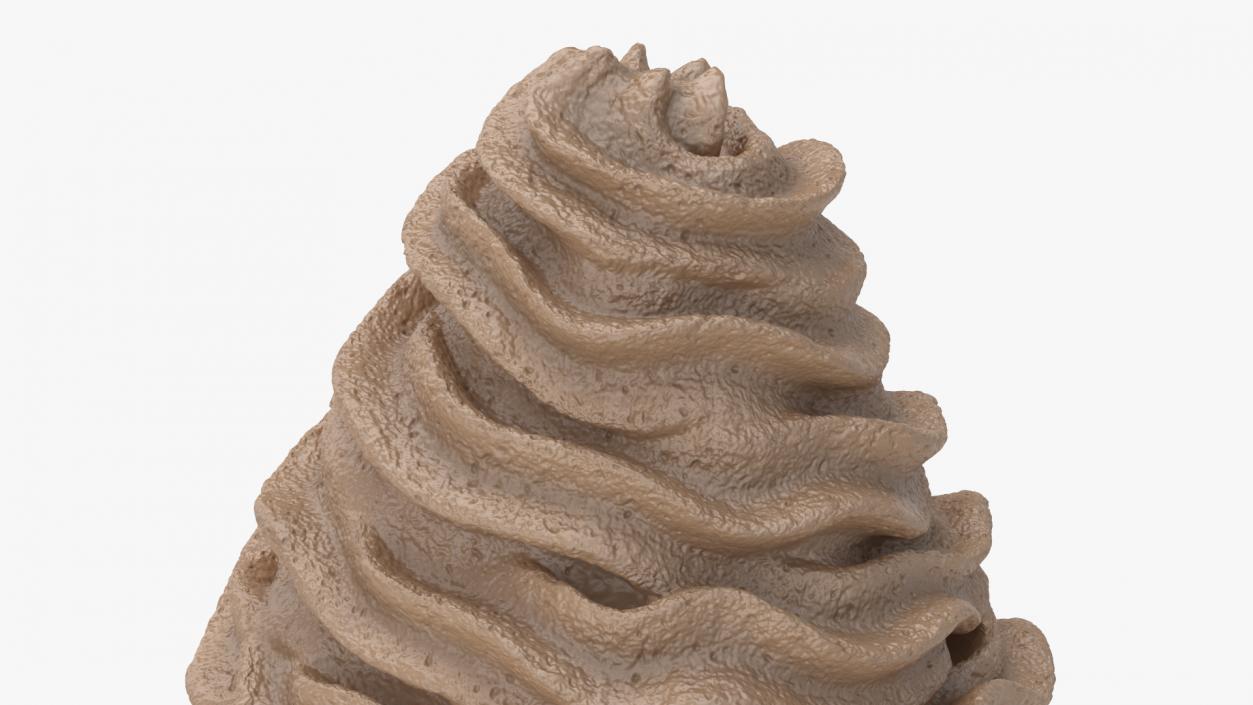 Nutella Whipped Cream for 3D Print 3D model