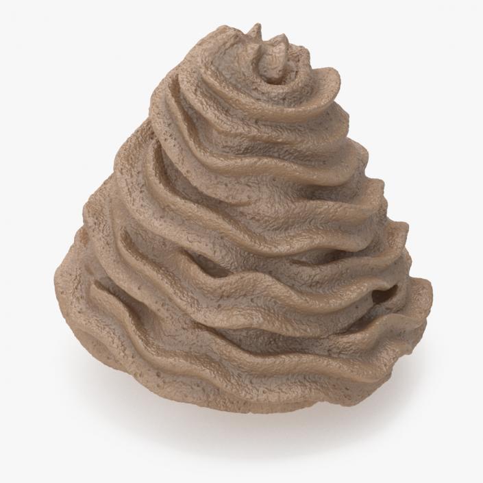 Nutella Whipped Cream for 3D Print 3D model