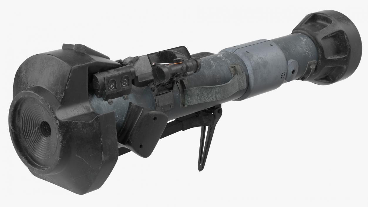 3D Anti Tank Rocket Launcher Dirty