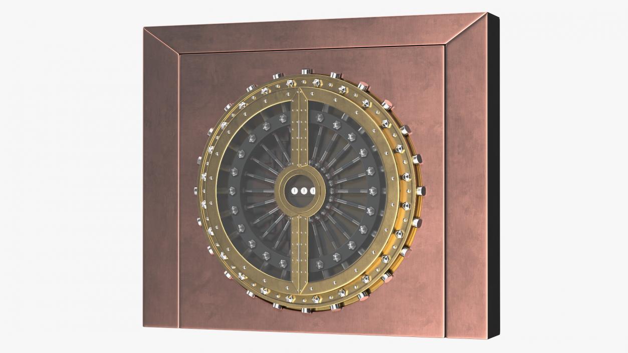 3D model Steampunk Bank Vault Door