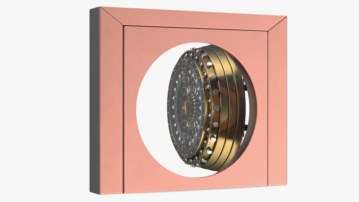 3D model Steampunk Bank Vault Door