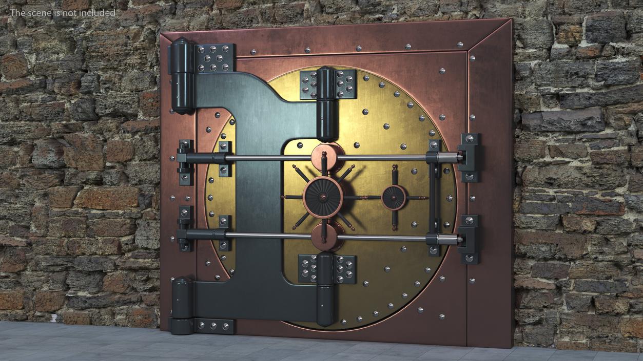 3D model Steampunk Bank Vault Door