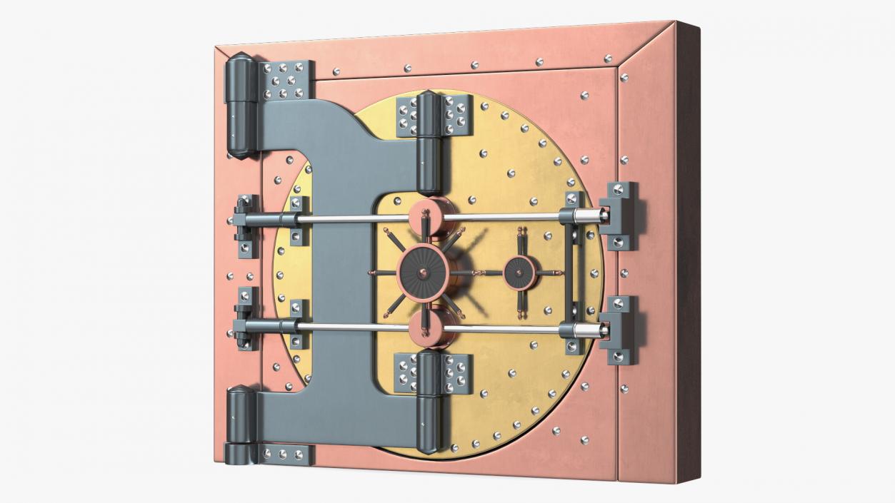 3D model Steampunk Bank Vault Door