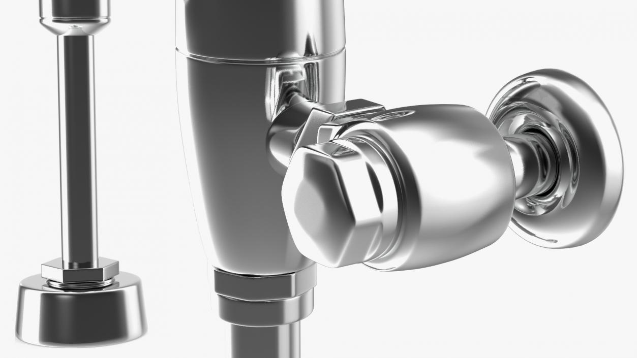 3D model Manual Urinal Flush Valve