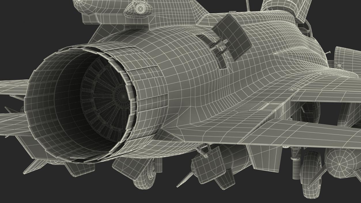 PAC JF-17 Thunder Green Livery with Armament 3D model