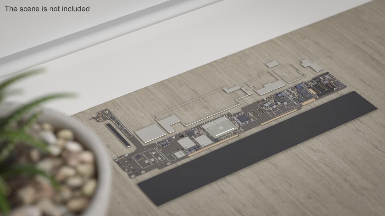 3D model 12 9 iPad Pro Motherboard