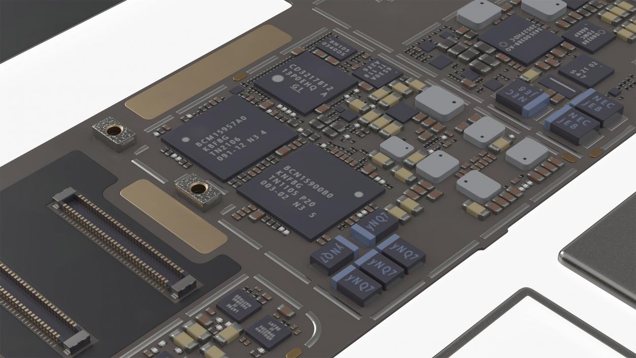 3D model 12 9 iPad Pro Motherboard