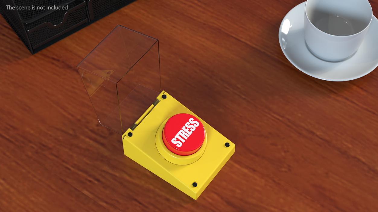 3D Stress Button model