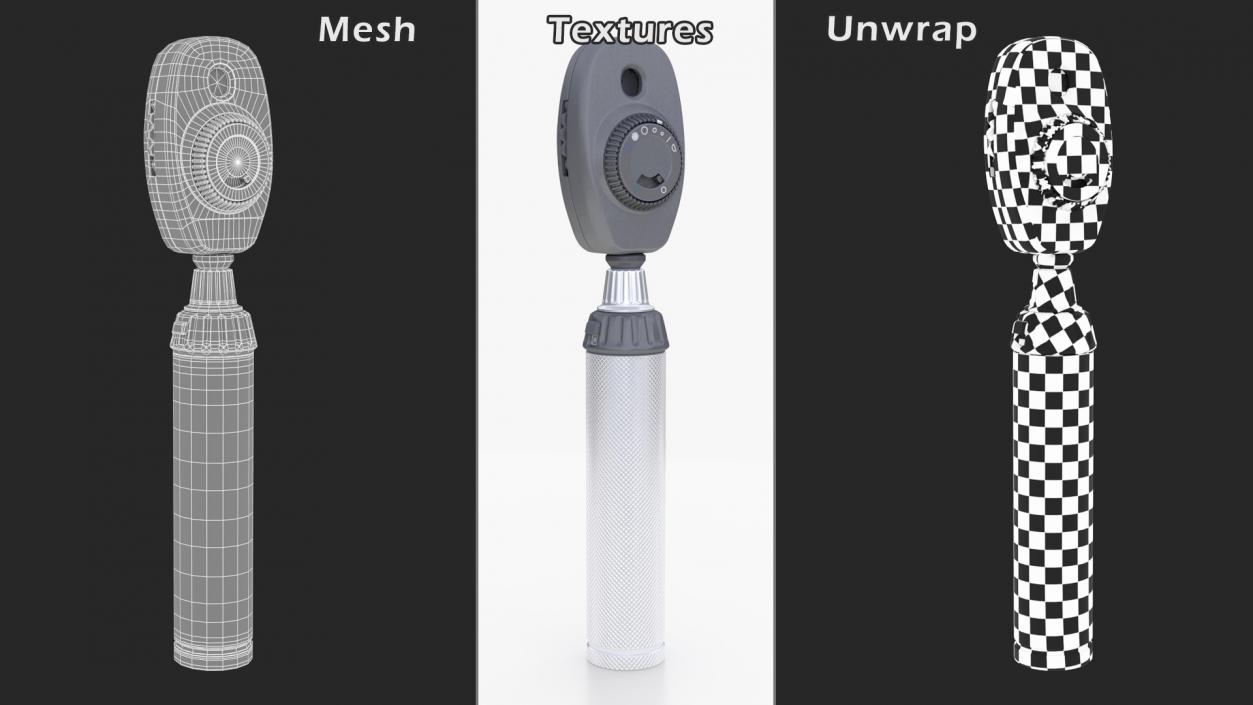 3D Heine BETA 200 LED Ophthalmoscope model