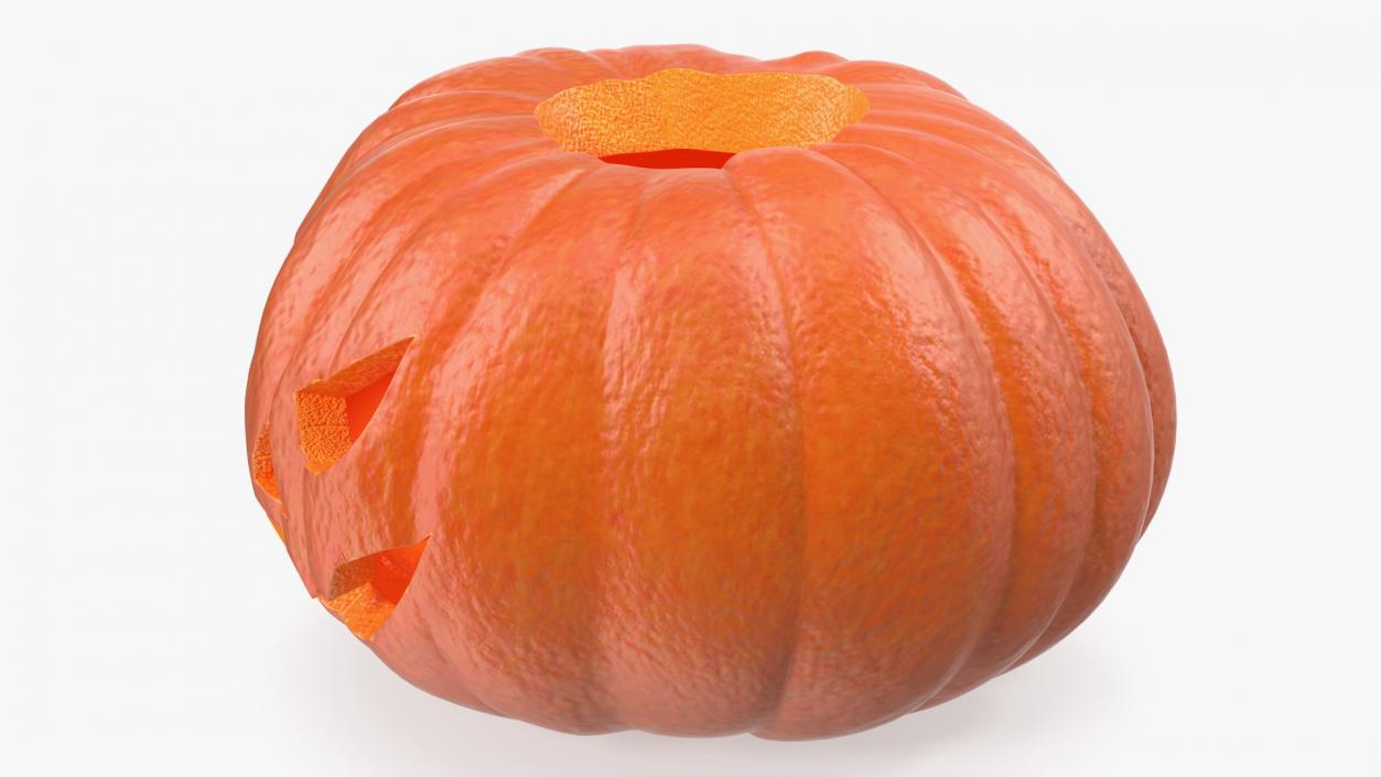 Realistic Halloween Pumpkin 3D