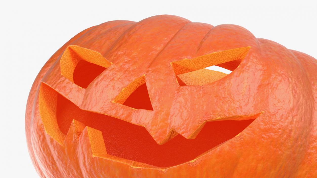 Realistic Halloween Pumpkin 3D