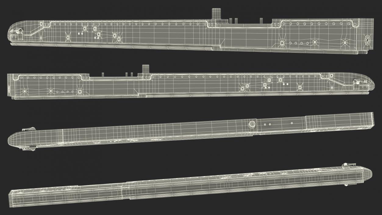 Missile Launcher LAU-129 3D model