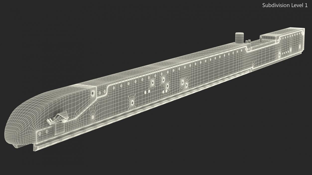 Missile Launcher LAU-129 3D model