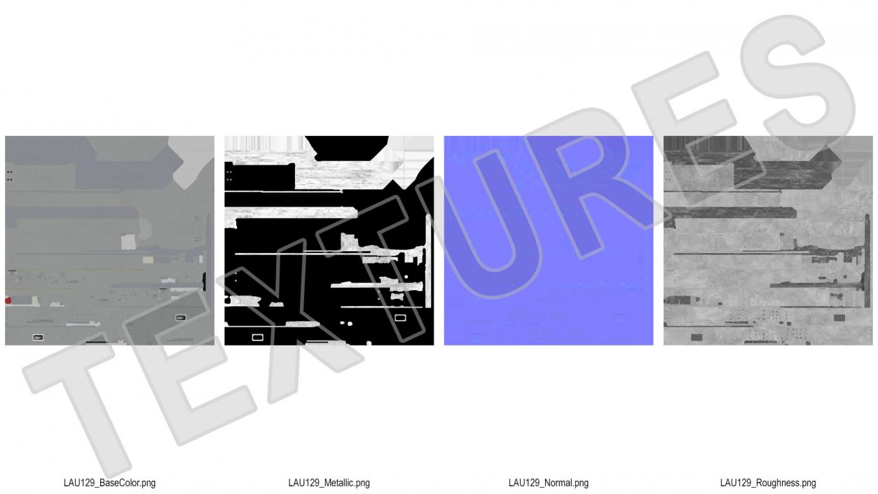 Missile Launcher LAU-129 3D model