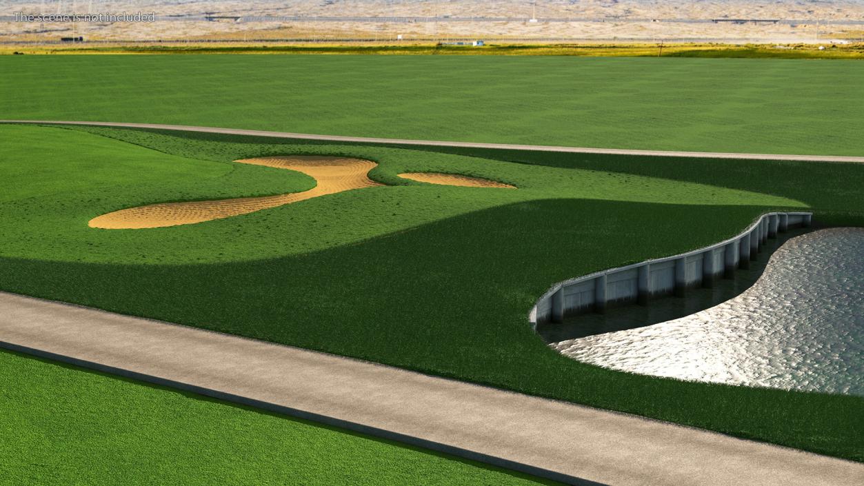 3D model Golf Course Fur