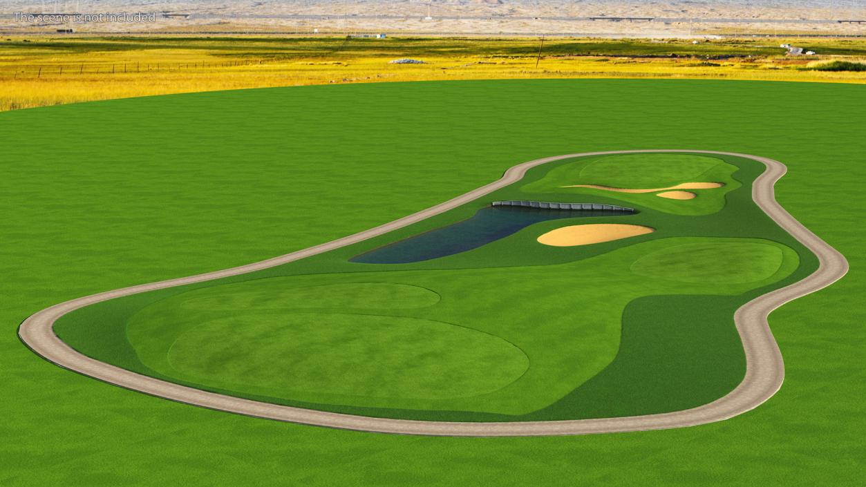 3D model Golf Course Fur