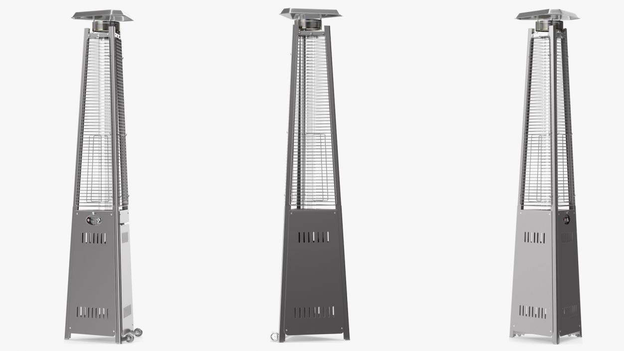 3D Outdoor Pyramid Patio Heater model