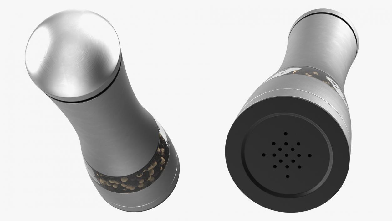 3D model Stainless Steel Pepper Grinder