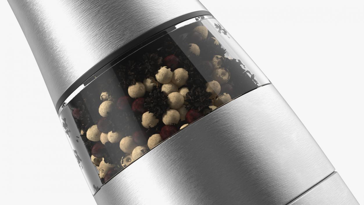 3D model Stainless Steel Pepper Grinder