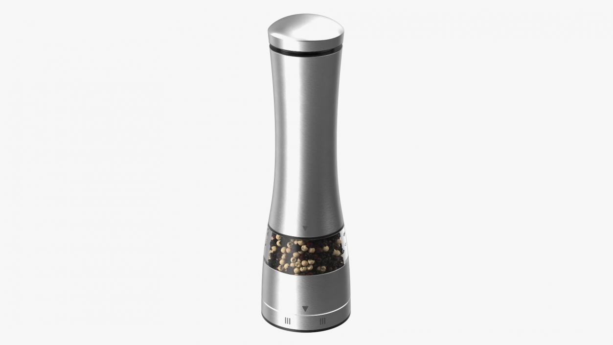 3D model Stainless Steel Pepper Grinder