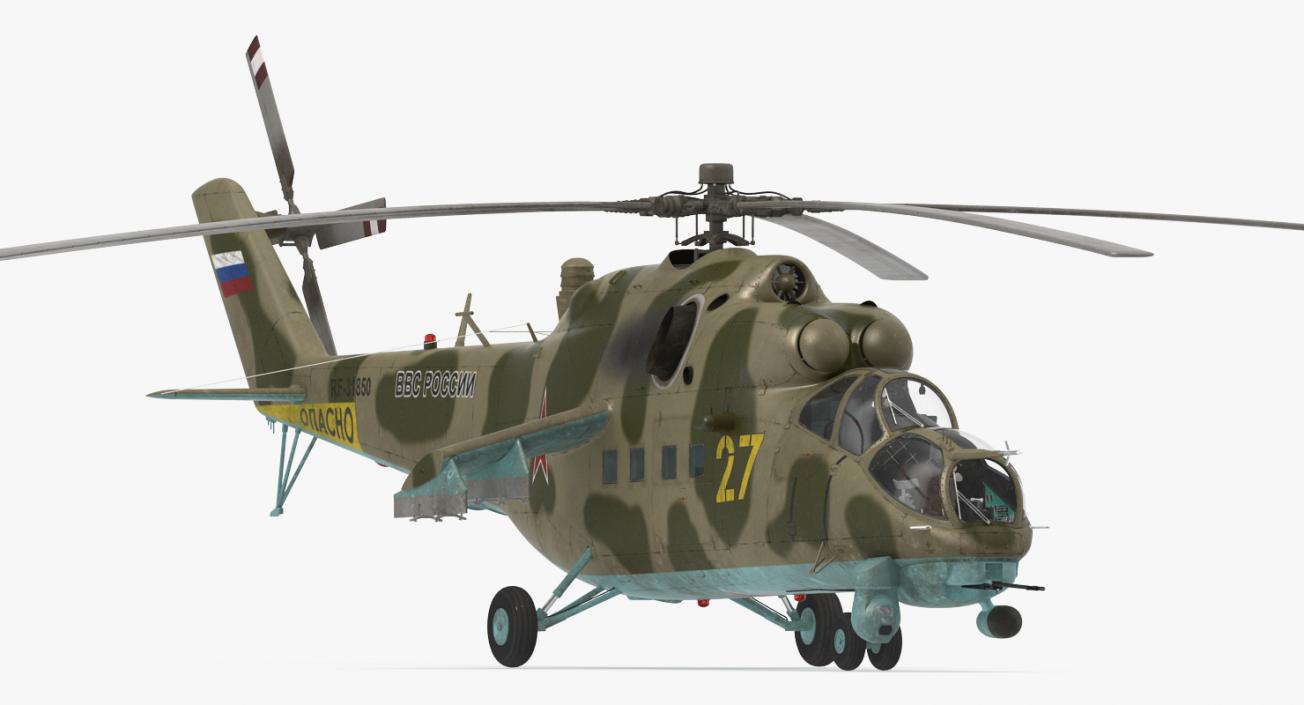 3D model Russian Helicopter Mi-35M