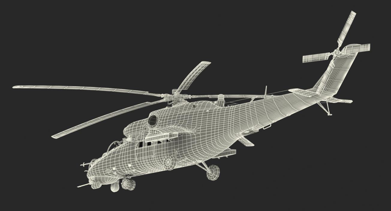 3D model Russian Helicopter Mi-35M