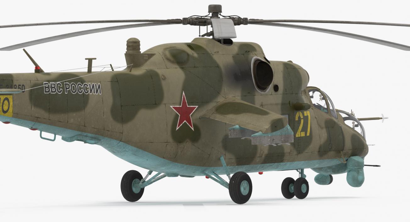 3D model Russian Helicopter Mi-35M