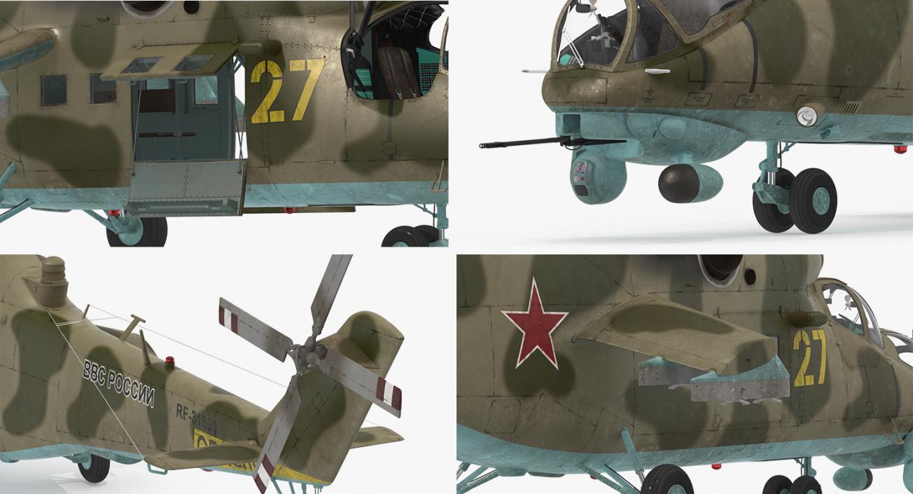 3D model Russian Helicopter Mi-35M