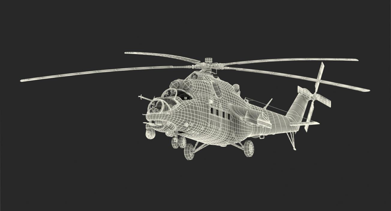 3D model Russian Helicopter Mi-35M