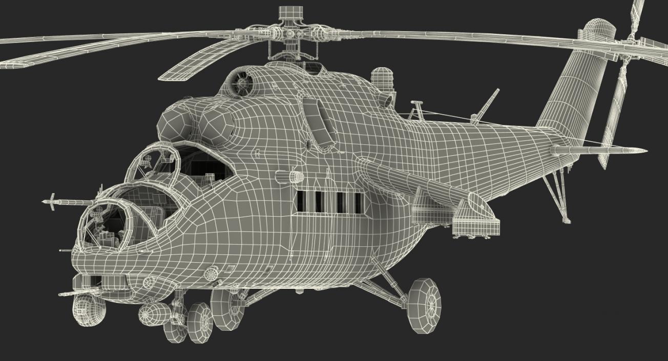 3D model Russian Helicopter Mi-35M