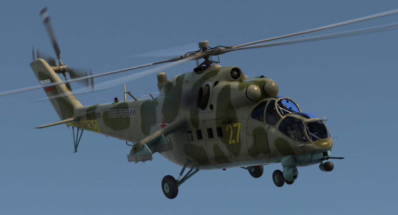 3D model Russian Helicopter Mi-35M