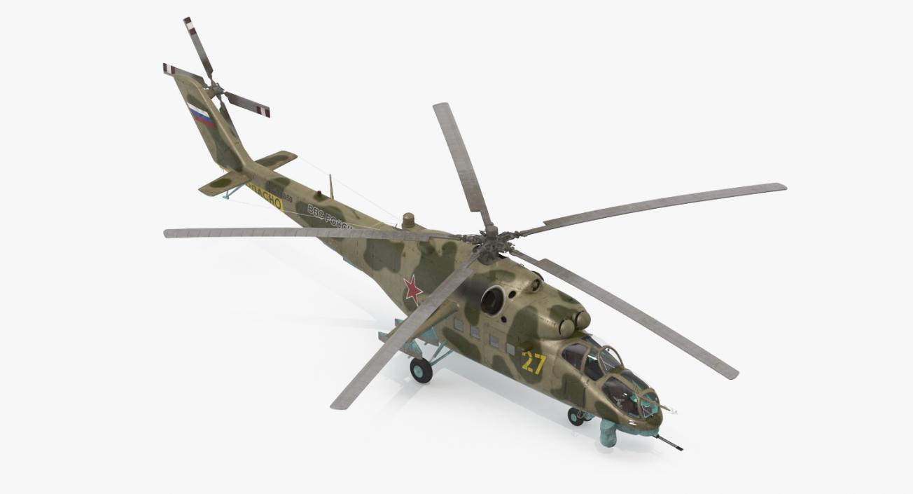 3D model Russian Helicopter Mi-35M