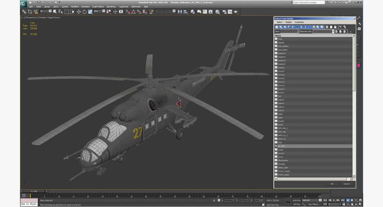 3D model Russian Helicopter Mi-35M