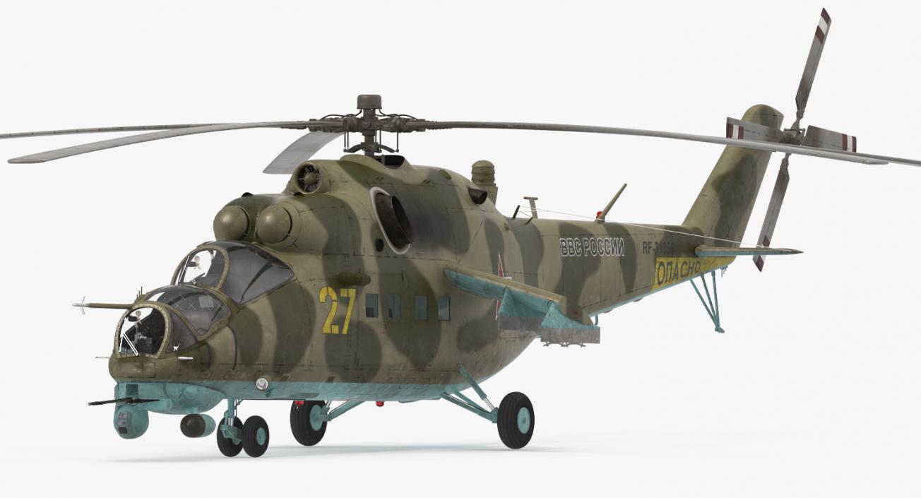 3D model Russian Helicopter Mi-35M