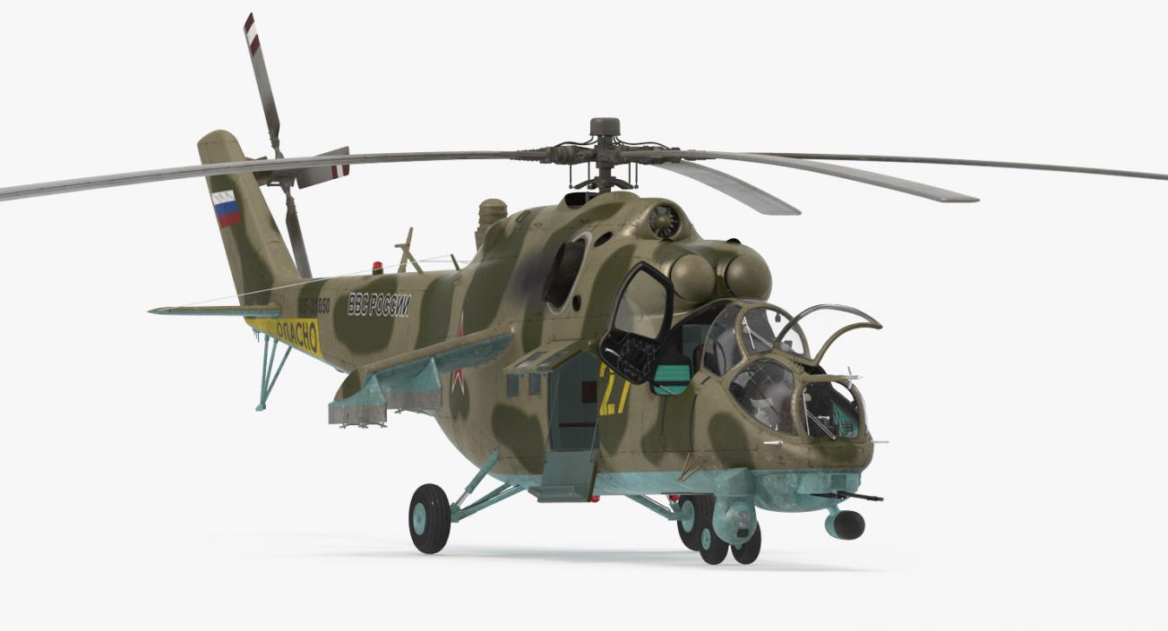 3D model Russian Helicopter Mi-35M