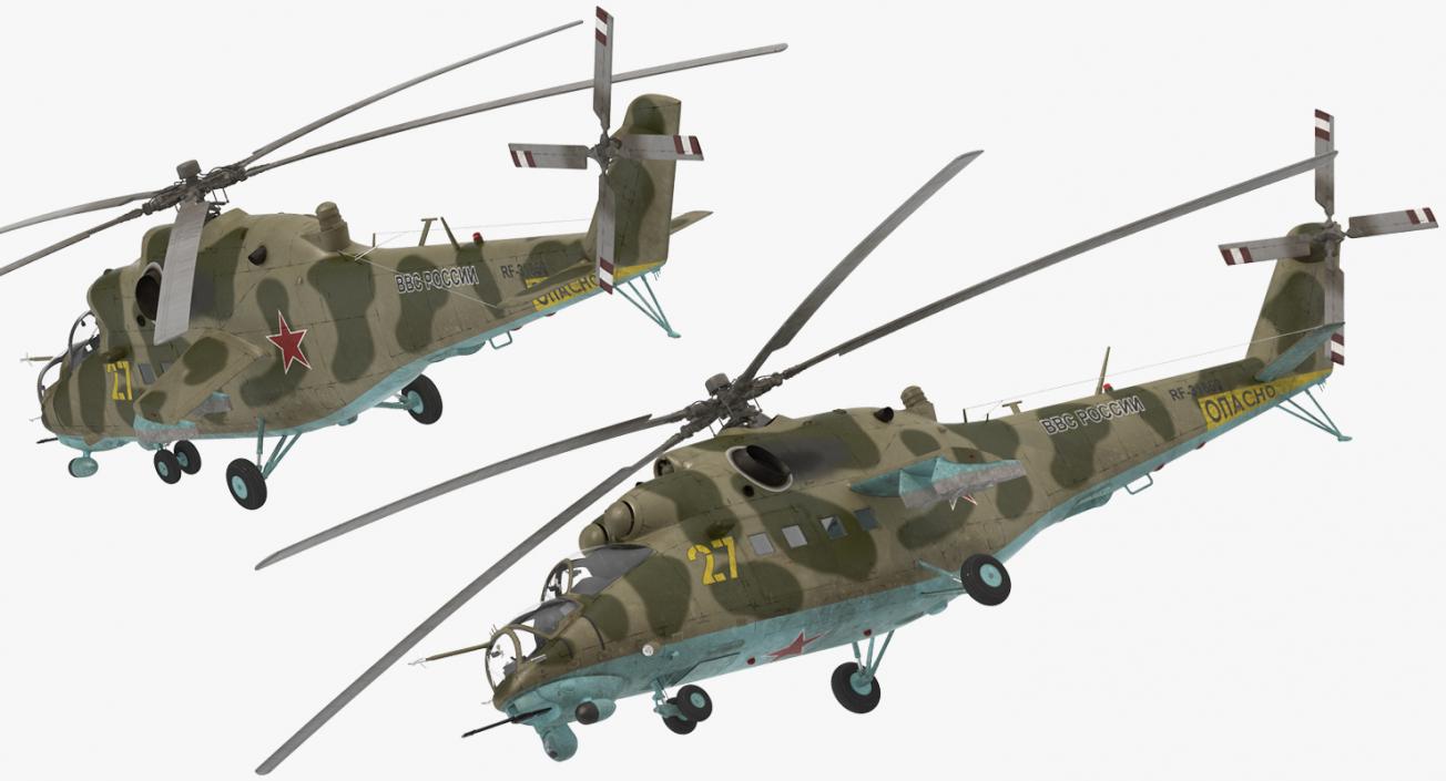 3D model Russian Helicopter Mi-35M