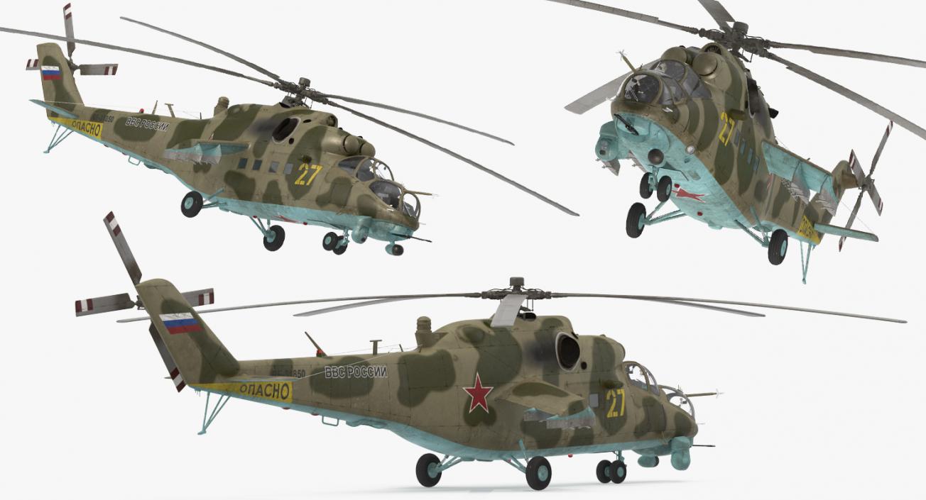 3D model Russian Helicopter Mi-35M