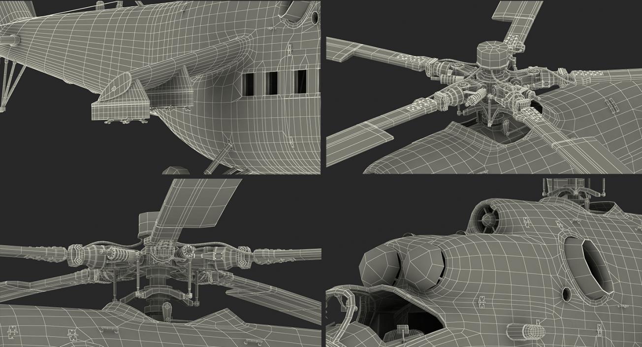 3D model Russian Helicopter Mi-35M