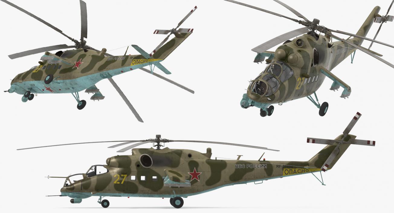 3D model Russian Helicopter Mi-35M