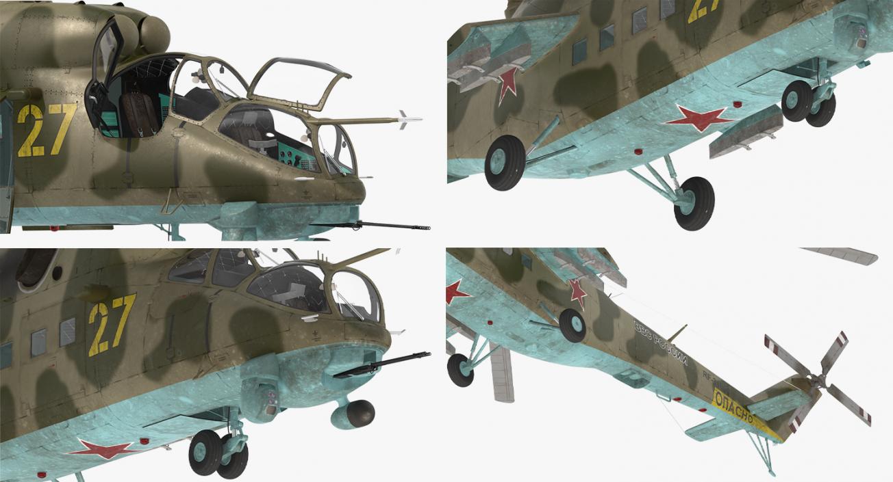 3D model Russian Helicopter Mi-35M