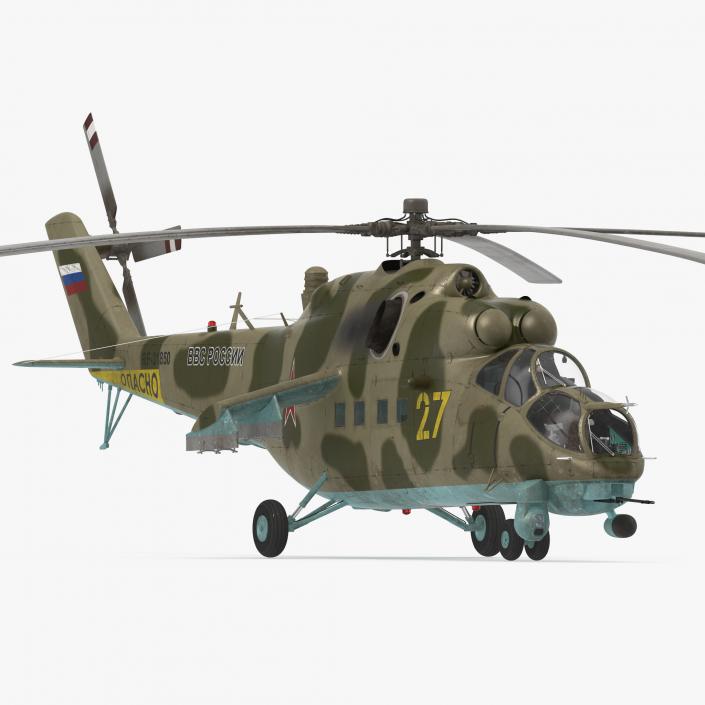 3D model Russian Helicopter Mi-35M