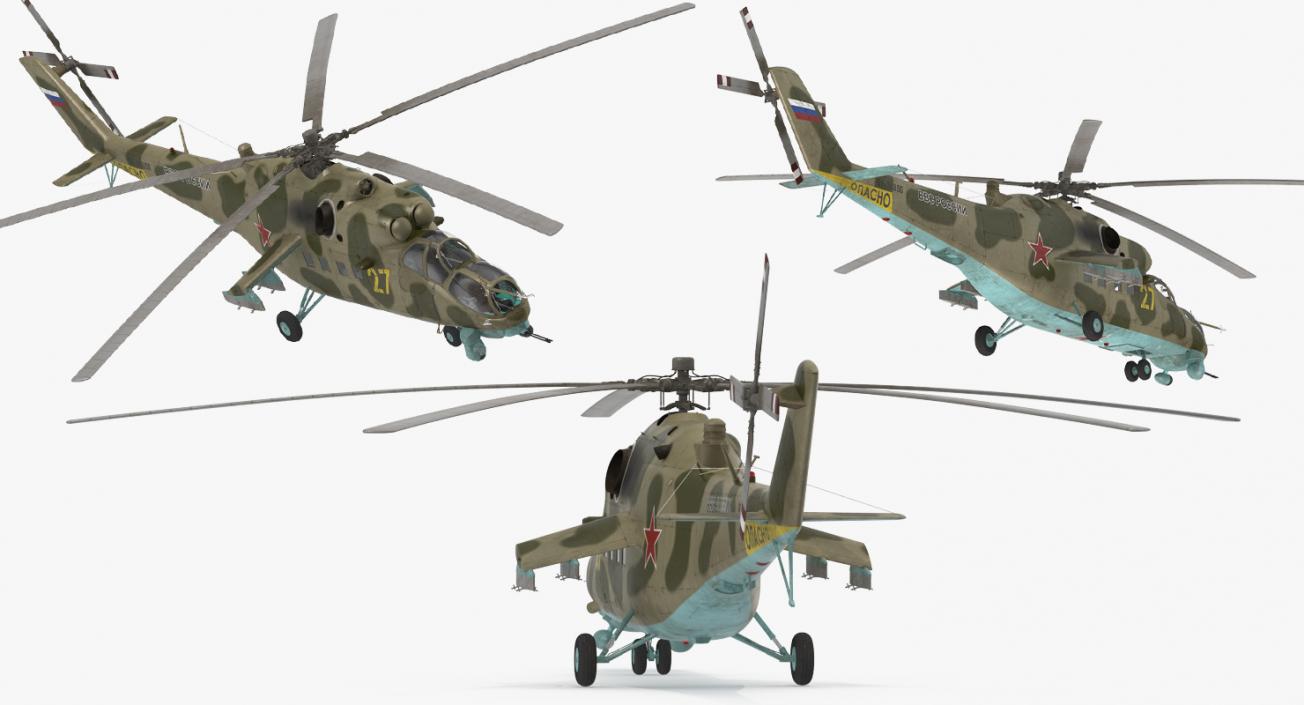 3D model Russian Helicopter Mi-35M