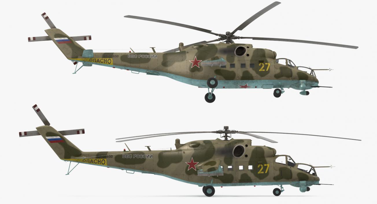 3D model Russian Helicopter Mi-35M