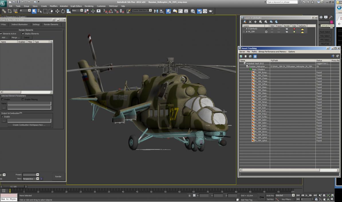 3D model Russian Helicopter Mi-35M