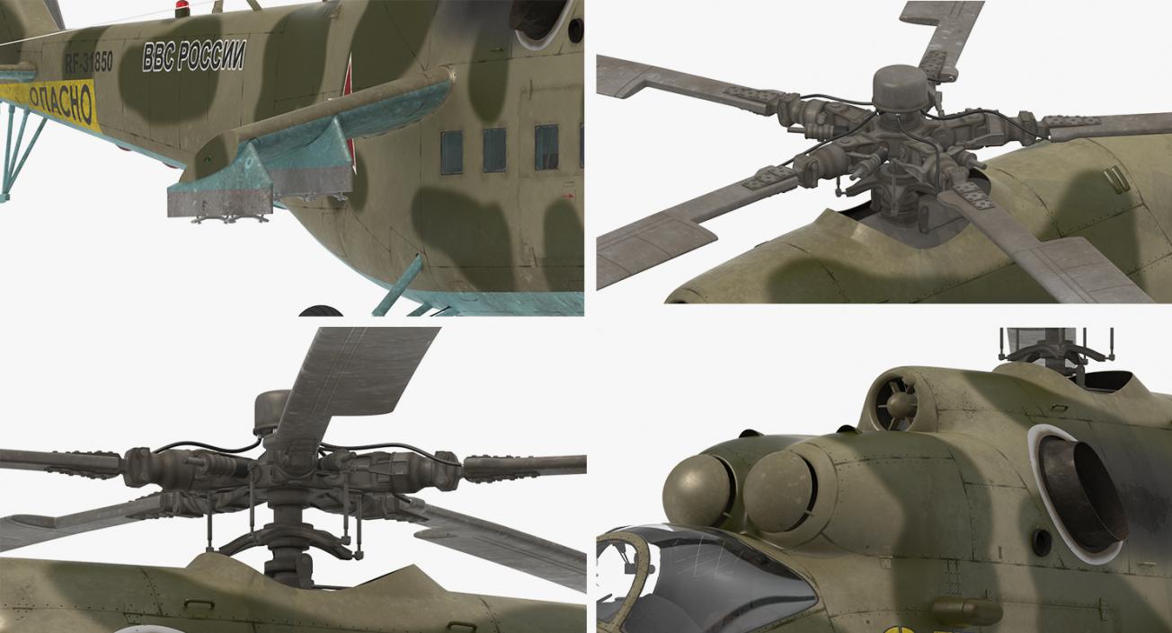 3D model Russian Helicopter Mi-35M