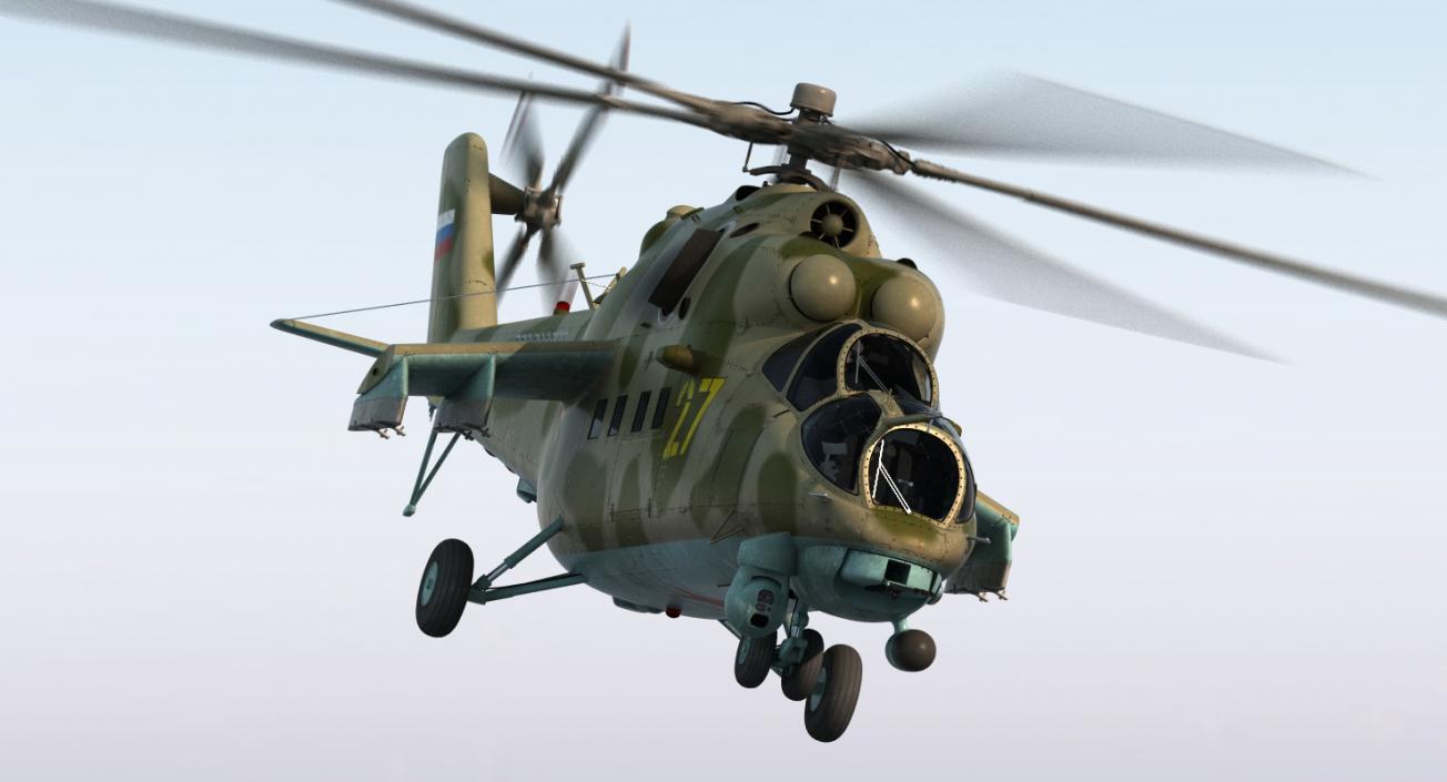 3D model Russian Helicopter Mi-35M