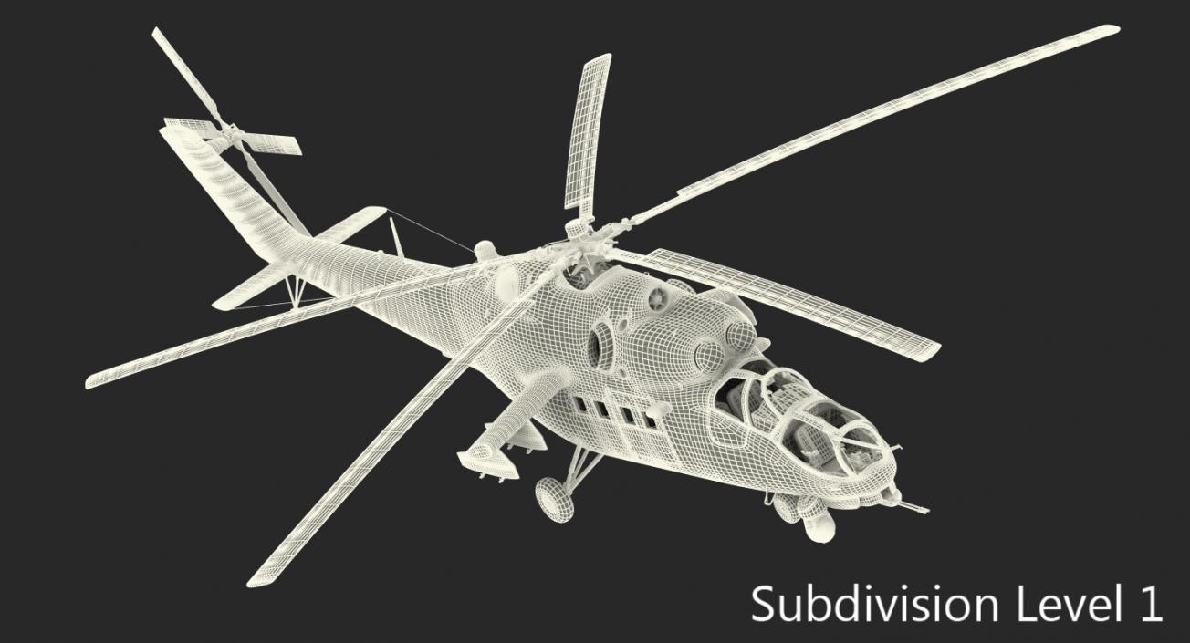 3D model Russian Helicopter Mi-35M