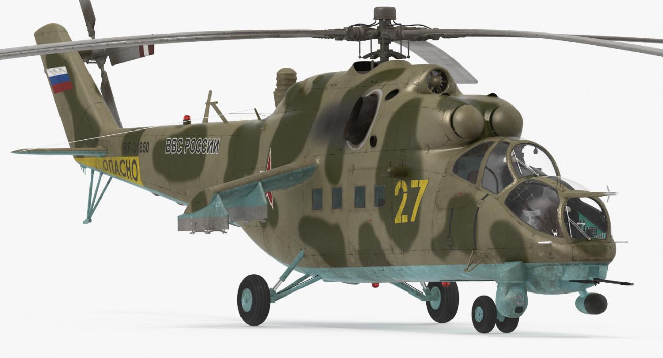 3D model Russian Helicopter Mi-35M