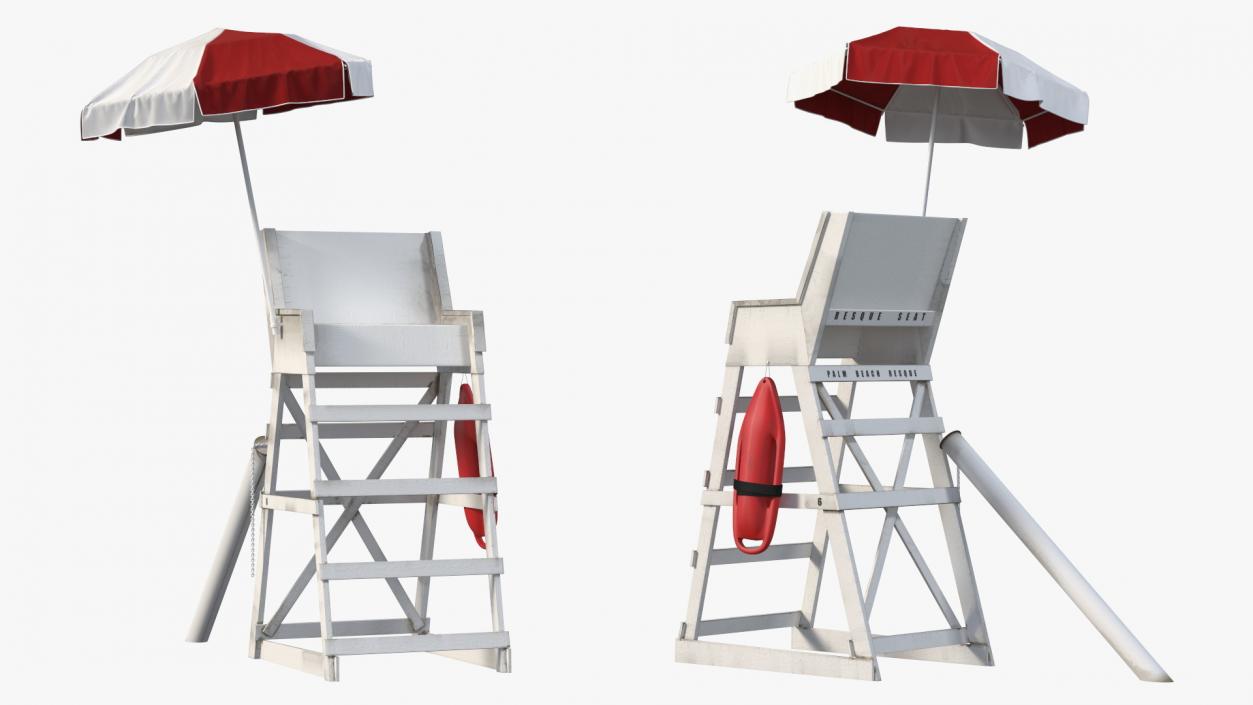 3D Lifeguard Chair(1) model