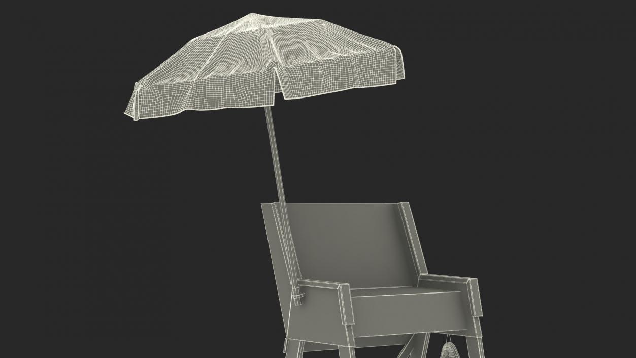 3D Lifeguard Chair(1) model